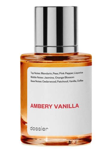 dossier ambery vanilla.